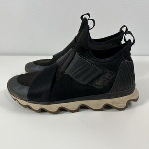 Sorel Women's Kinetic Sneak Slip-On Black Sneaker Shoes, Size US 7 Used